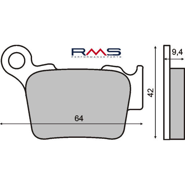 Pastiglie Freno RMS Sinter-Tech Husqvarna WR 125-250cc