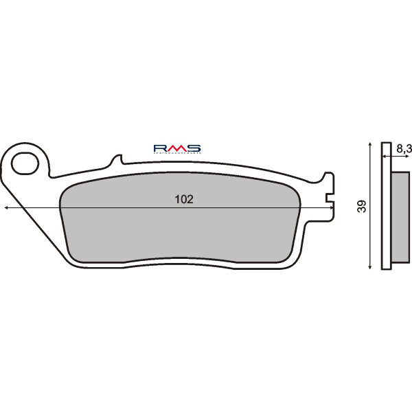 Pastiglie Freno RMS Organiche Honda CBR 1000F
