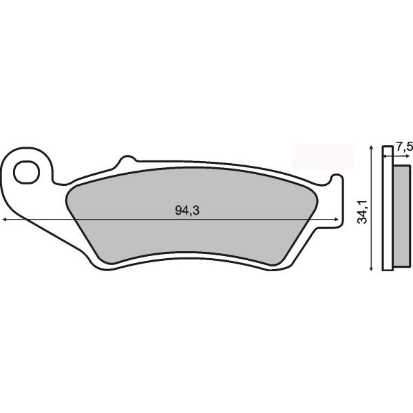 Pastiglie Freno RMS Organiche Beta Eunduro RR