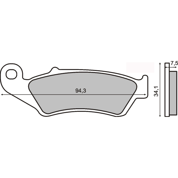 Pastiglie Freno Sinter-Tech Honda CR 125-250cc