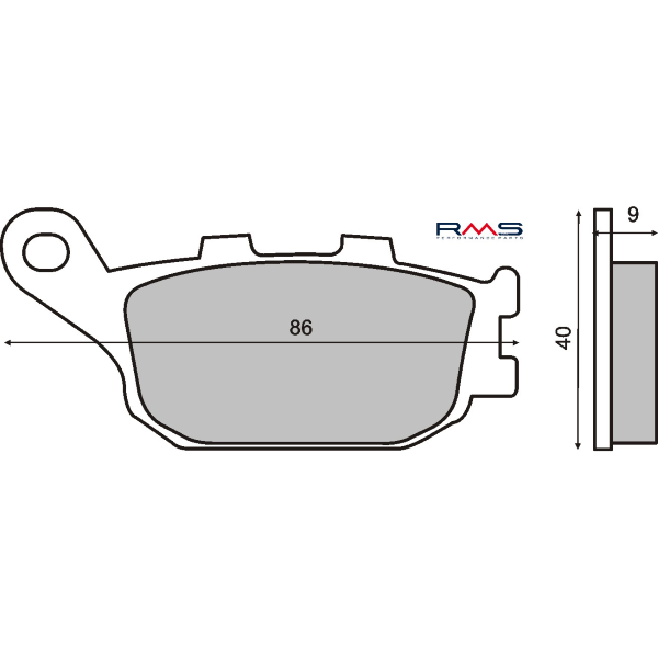 Pastiglie Freno RMS Organiche Honda CBR 600F