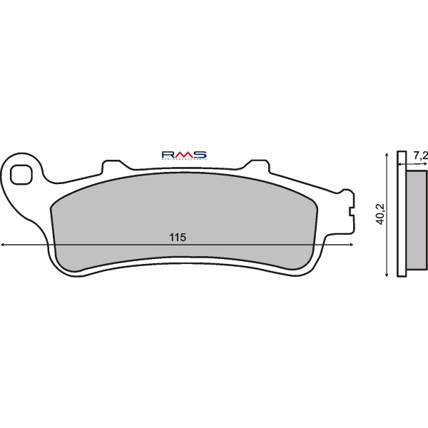 Pastiglie Freno RMS Organiche Honda ST 1100 Pan European