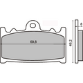 Pastiglie Freno RMS Organiche Suzuki GSR 600