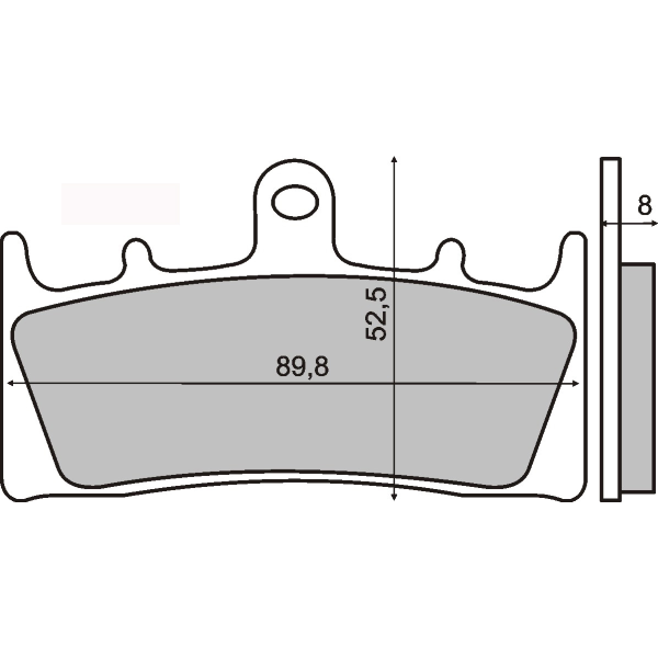 Pastiglie Freno RMS Organiche Suzuki GSX 1400