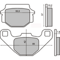 Pastiglie Freno RMS Organiche Kawasaki GPZ 500S