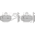 Pastiglie Freno RMS Organiche Kawasaki 400-1100cc
