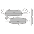 Pastiglie Freno RMS Organiche Kawasaki ZR-7