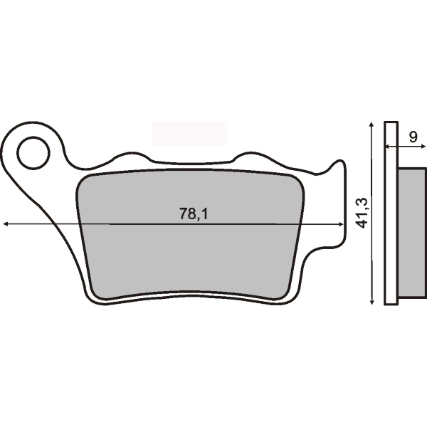 Pastiglie Freno RMS Organiche Honda CB 500S