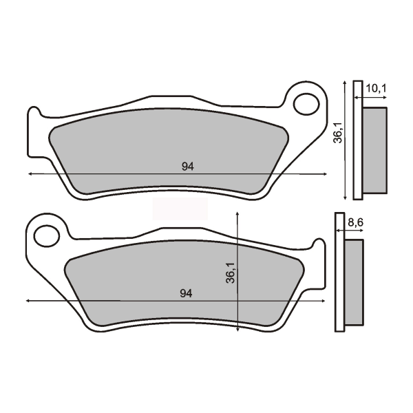 Pastiglie Freno Sinter-Tech BMW R850C