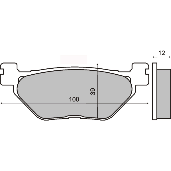 Pastiglie Freno RMS Organiche Yamaha T-Max 500cc