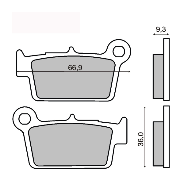 Pastiglie Freno Sinter-Tech Suzuki RM Z250-450