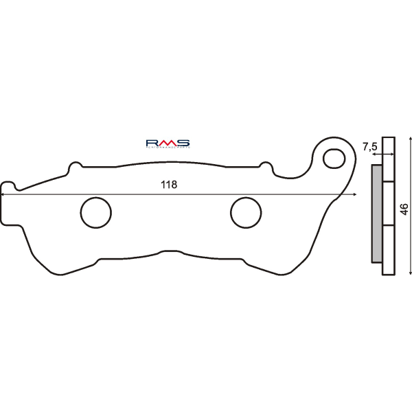 Pastiglie Freno RMS Organiche Honda Sh 300cc