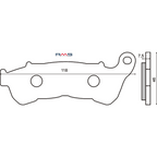 Pastiglie Freno RMS Organiche Honda Sh 300cc