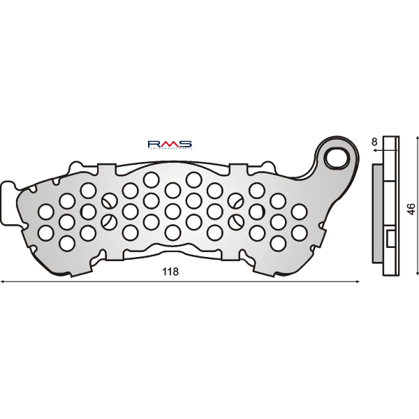 Pastiglie Freno RMS Organiche Honda Sh 300cc