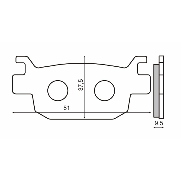 Pastiglie Freno RMS Organiche Honda Sh 300cc
