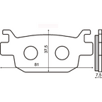 Pastiglie Freno Sinter-Tech Honda Jazz 250cc