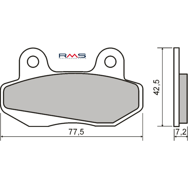 Pastiglie Freno RMS Organiche Honda Wave 110cc