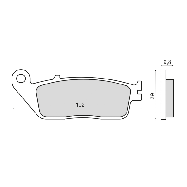 Pastiglie Freno RMS Organiche Honda Integra
