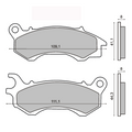 Pastiglie Freno RMS Organiche Honda PCX 125-150cc