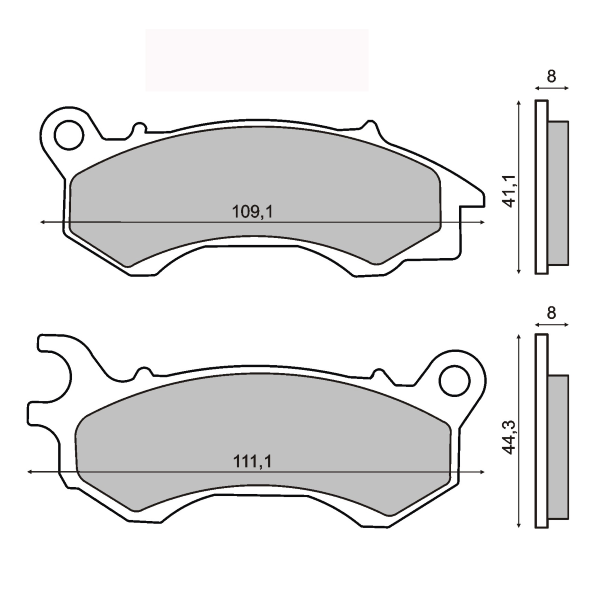Pastiglie Freno RMS Organiche Honda PCX 125-150cc