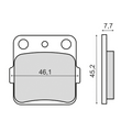 Pastiglie Freno RMS Organiche Honda CR 80R
