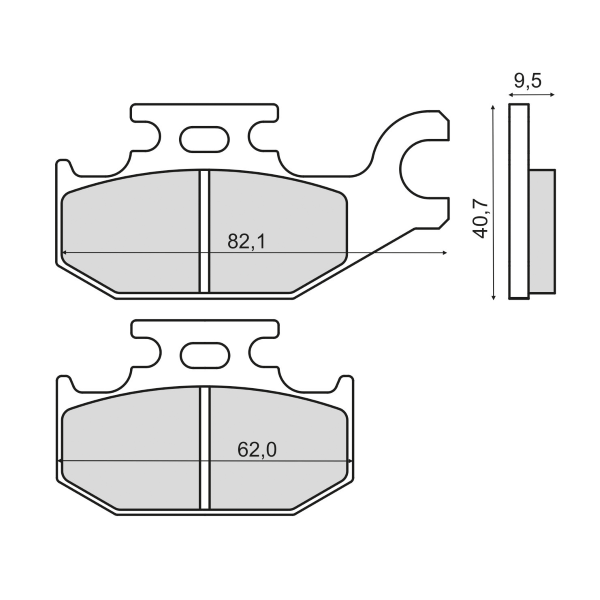 Pastiglie Freno RMS Organiche Suzuki Burgman 125cc