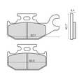 Pastiglie Freno RMS Organiche Suzuki Atv Lt-a 450cc