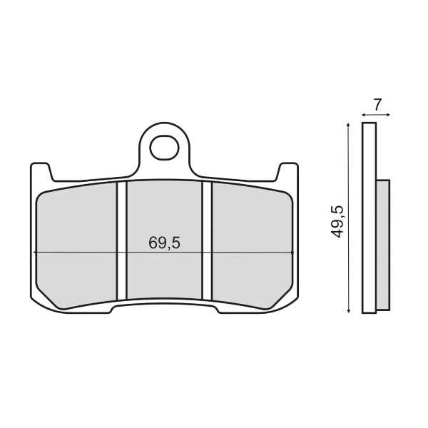 Pastiglie Freno Sinter-Tech Kawasaki Z1000 03-06