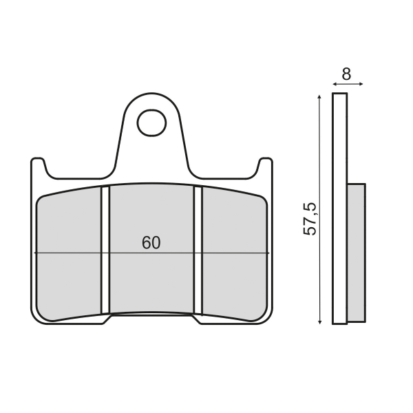 Pastiglie Freno RMS Organiche Harley Davidson Sportster