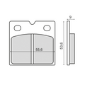 Pastiglie Freno RMS Organiche Bmw R45