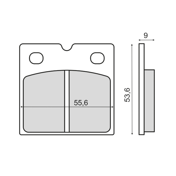 Pastiglie Freno RMS Organiche Bmw R45