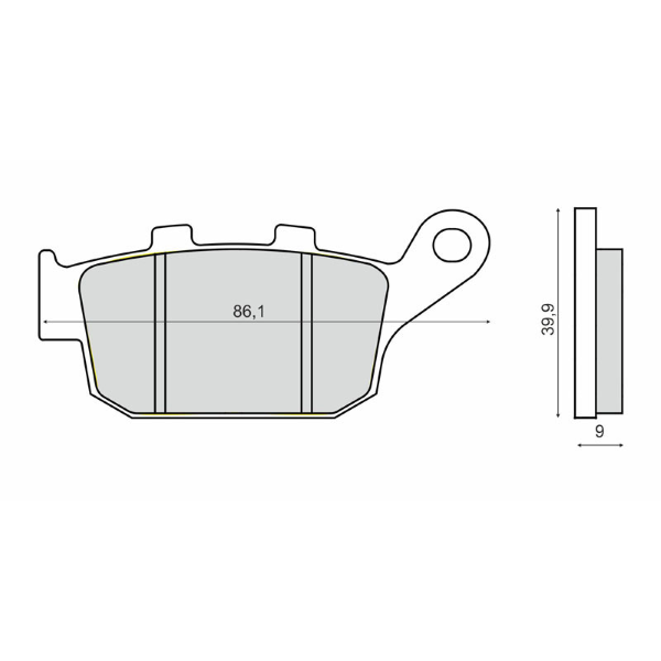 Pastiglie Freno Sinter-Tech Honda CBR 650F