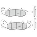 Pastiglie Freno RMS Organiche Honda CRF 250