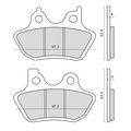 Pastiglie Freno Sinter-Tech Harley Davidson XL R Sportster