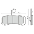 Pastiglie Freno Sinter-Tech Harley Davidson FXD Dyana