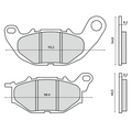 Pastiglie Freno RMS Organiche Yamaha 250cc