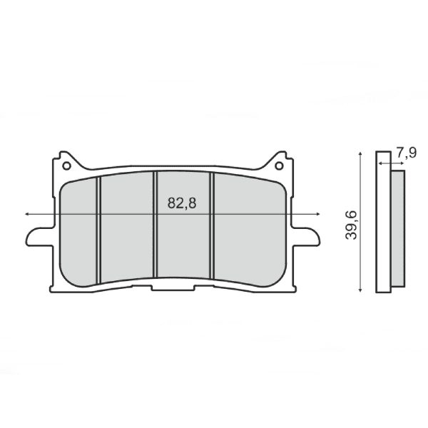 Pastiglie Freno RMS Organiche Honda X-ADV 750