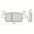 Pastiglie Freno RMS Organiche Kymco AK550