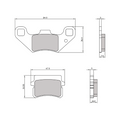Pastiglie Freno RMS Organiche Govecs S1.5