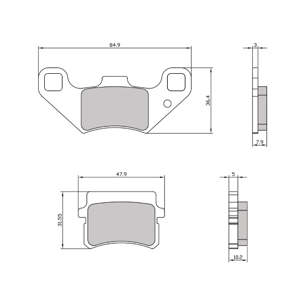 Pastiglie Freno RMS Organiche Govecs S1.5