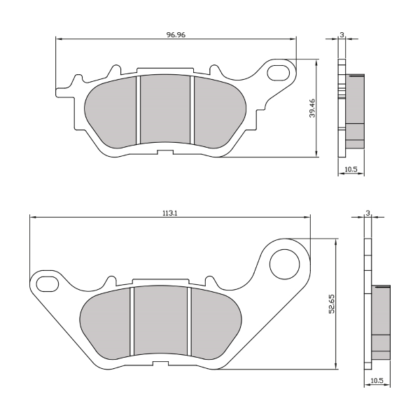 Pastiglie Freno Sinter-Tech Yamaha R3