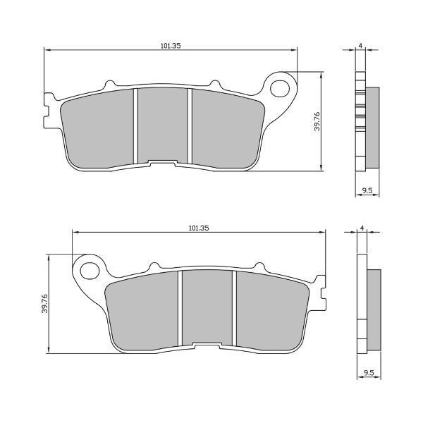 Pastiglie Freno Sinter Sinterizzate Honda VFR 800