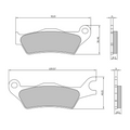 Pastiglie Freno Sinter-Tech Suzuki GSX-R 125