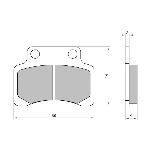 Pastiglie Freno RMS Organiche Kymco Heroism