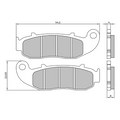 Pastiglie Freno RMS Organiche Fantic Enduro-Motard 50/125cc