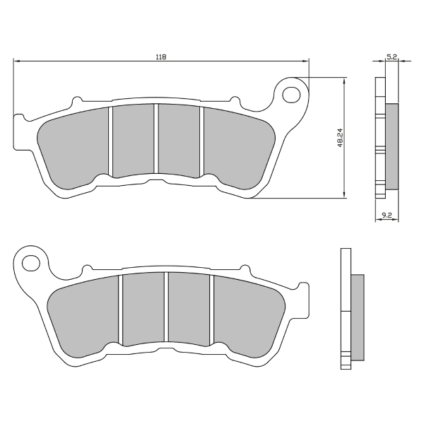 Pastiglie freno Sinter-Tech Harley Davidson 883 2014>