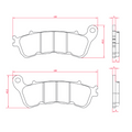 Pastiglie Freno RMS Sinterizzata Honda Sh 300cc