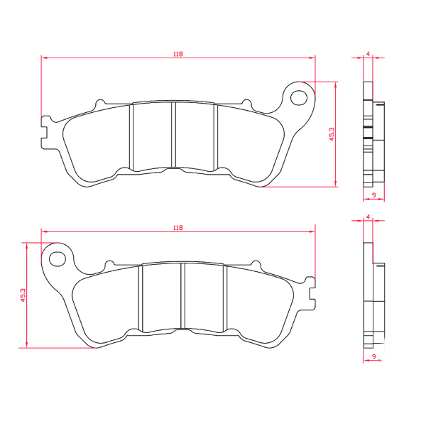 Pastiglie Freno RMS Sinterizzata Honda Sh 300cc
