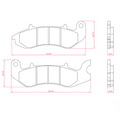 Pastiglie Freno Organiche Benelli TNT 125