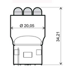 Lampadina RMS 12V T20